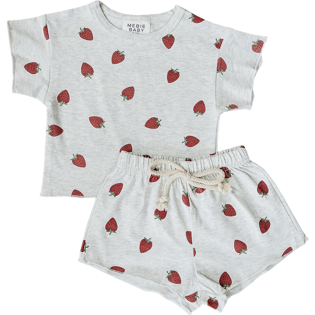 Mebie Baby Strawberry Short Set