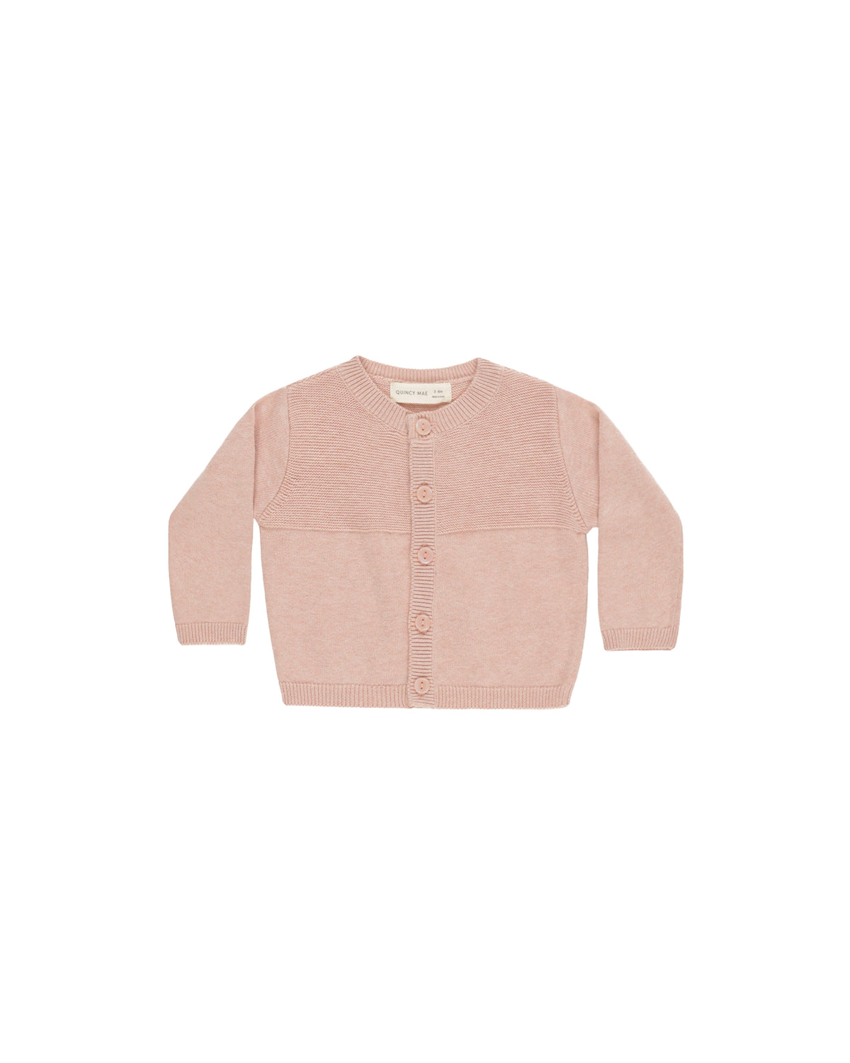 Quincy Mae KNIT CARDIGAN || HEATHERED ROSE