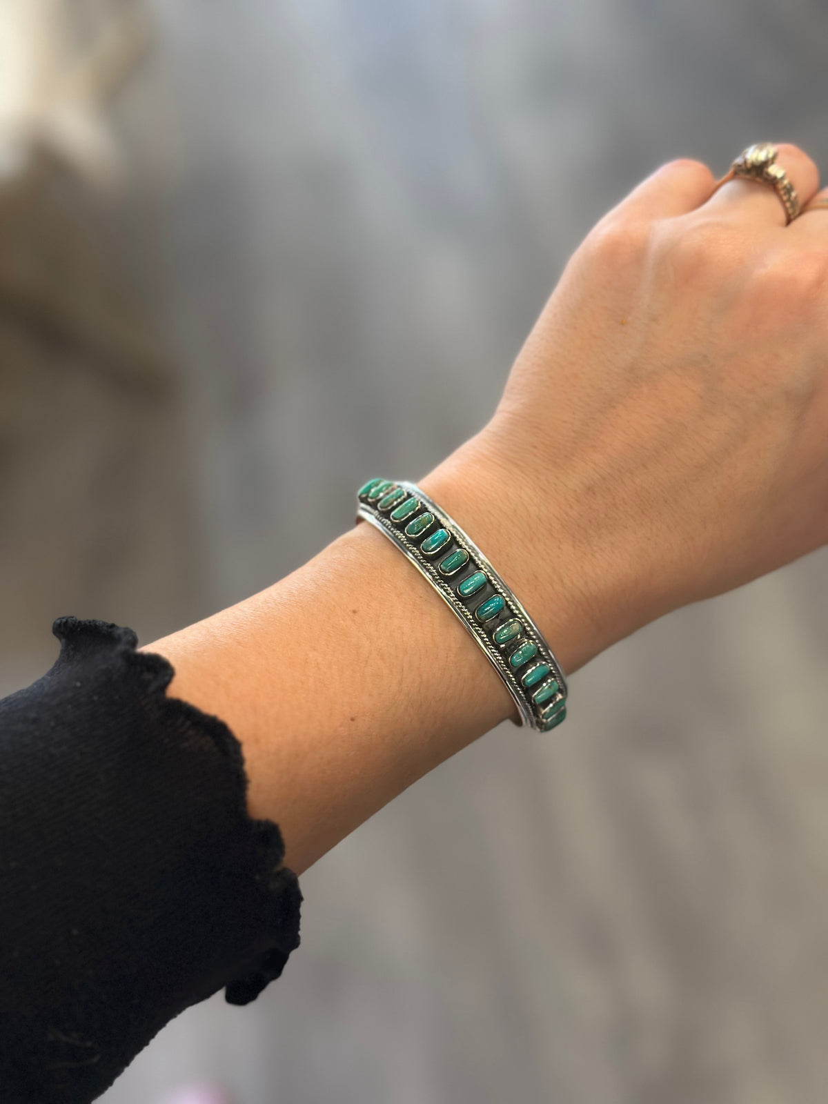 Turquoise Multi Stone Cuff