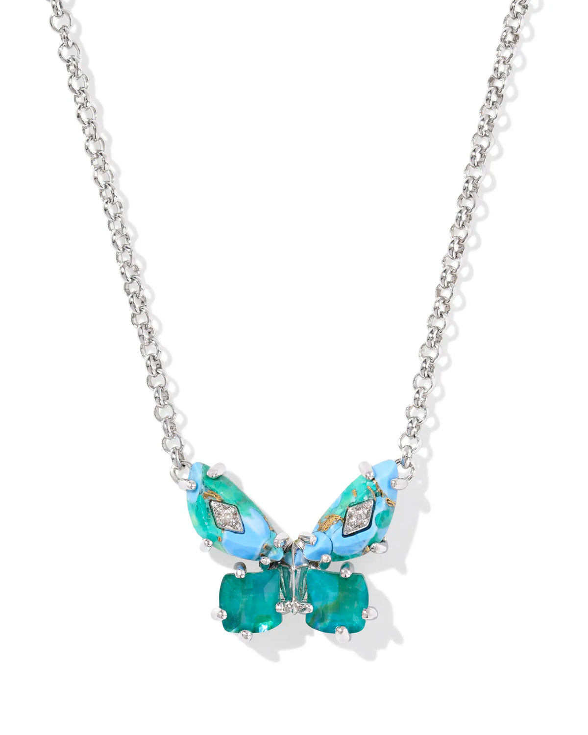 Kendra Scott Bianca Butterfly Short Pendant Necklace