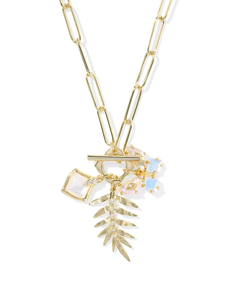 Kendra Scott Bianca Butterfly Gold Charm Necklace