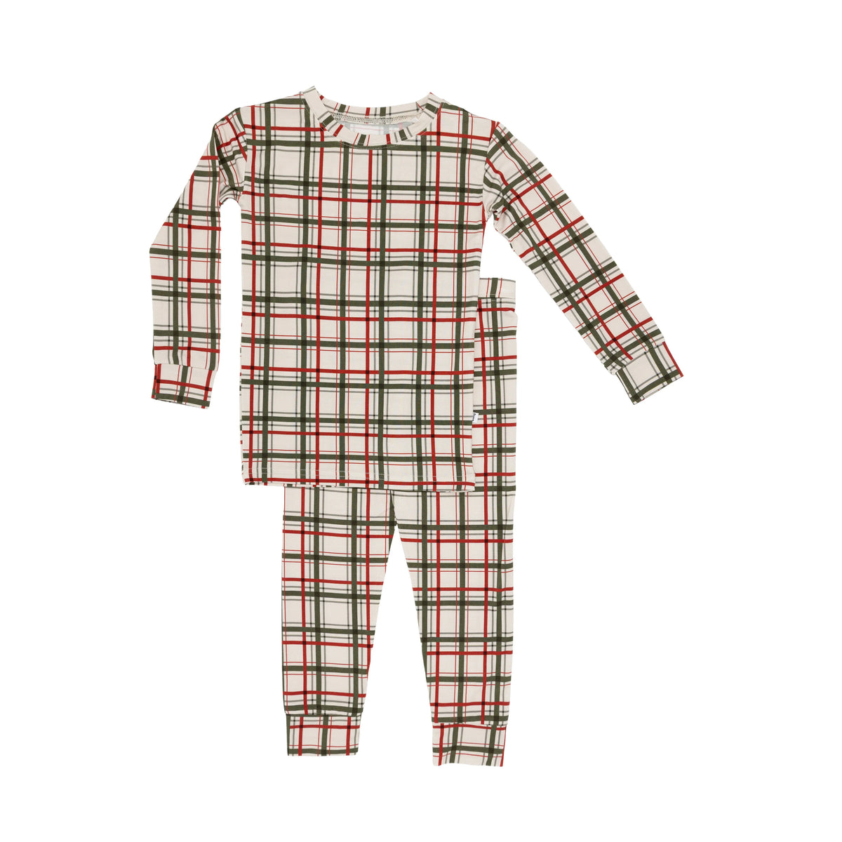 Brave Little Ones Double Plaid Two-Piece Set