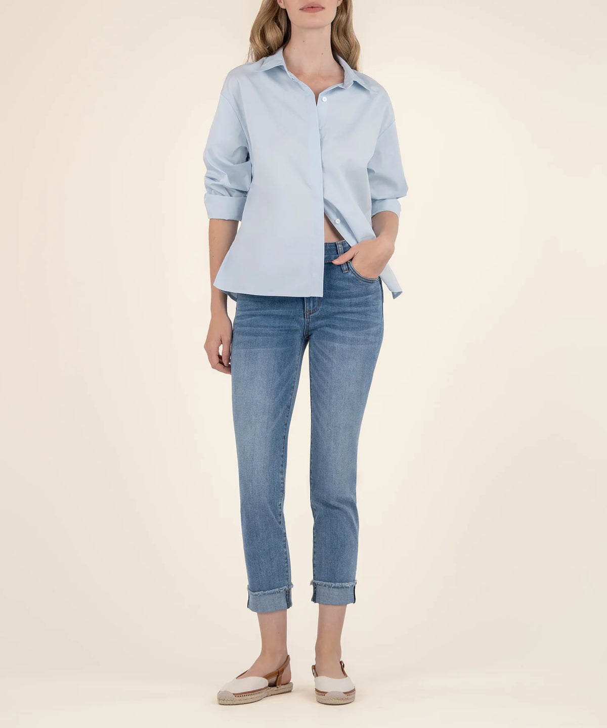 Kut From The Kloth Amy Crop Straight Leg