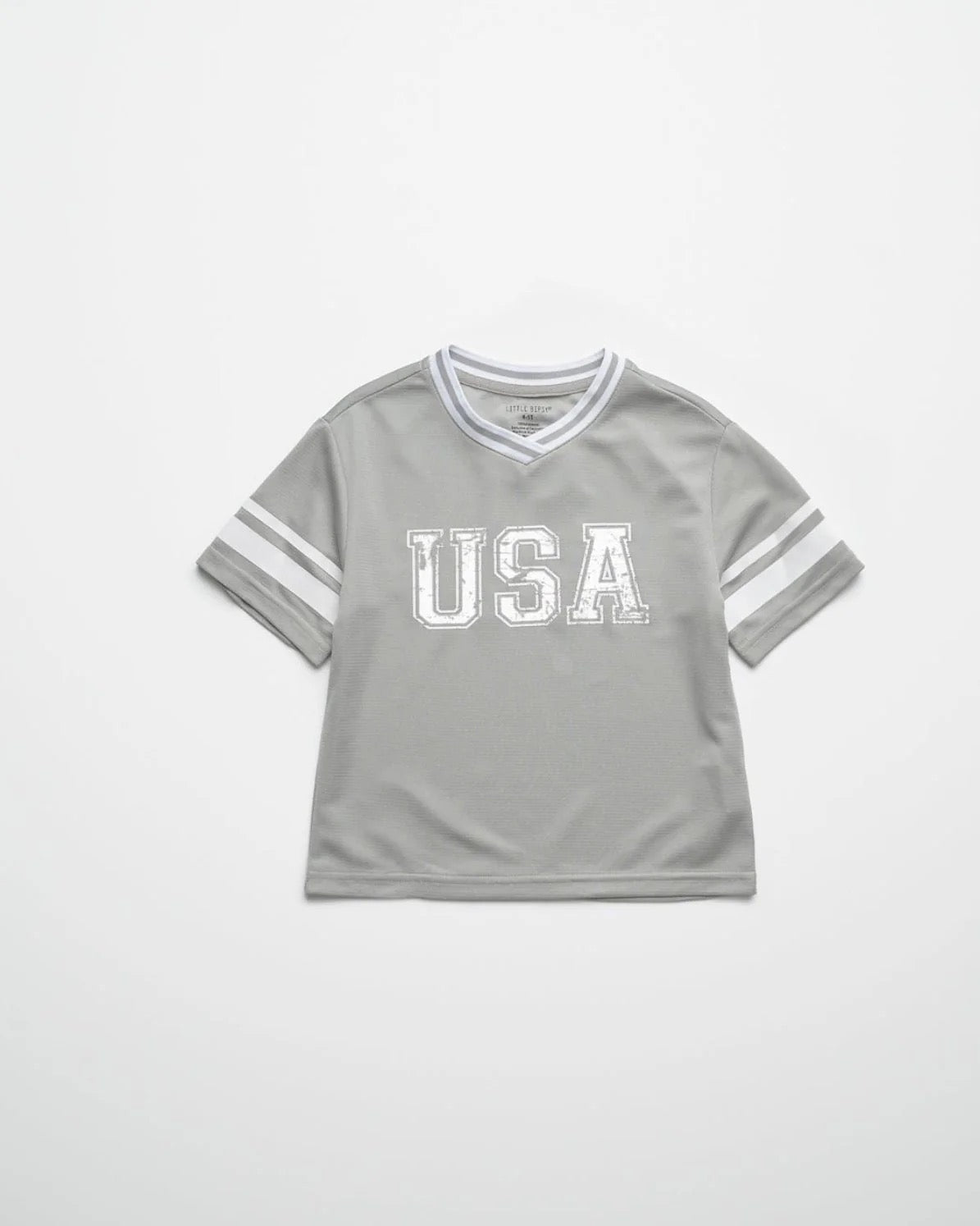Little Bipsy USA VARSITY MESH TEE - GREY