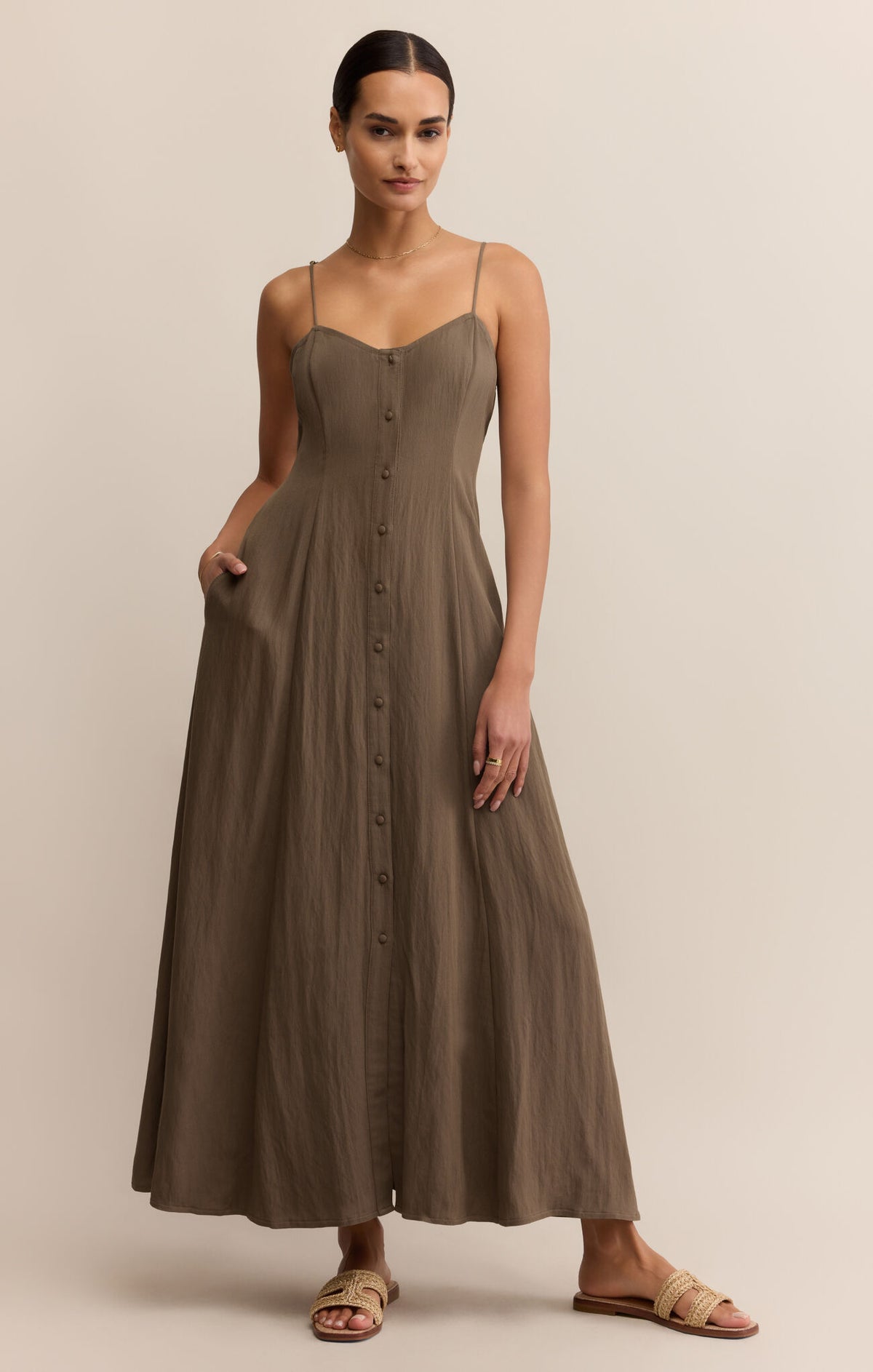 Z Supply Angel Eyes Midi Dress