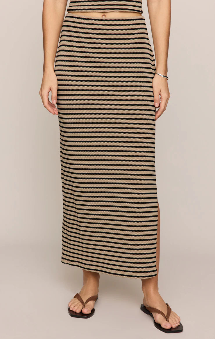 Z Supply AINSLIE STRIPE MIDI SKIRT