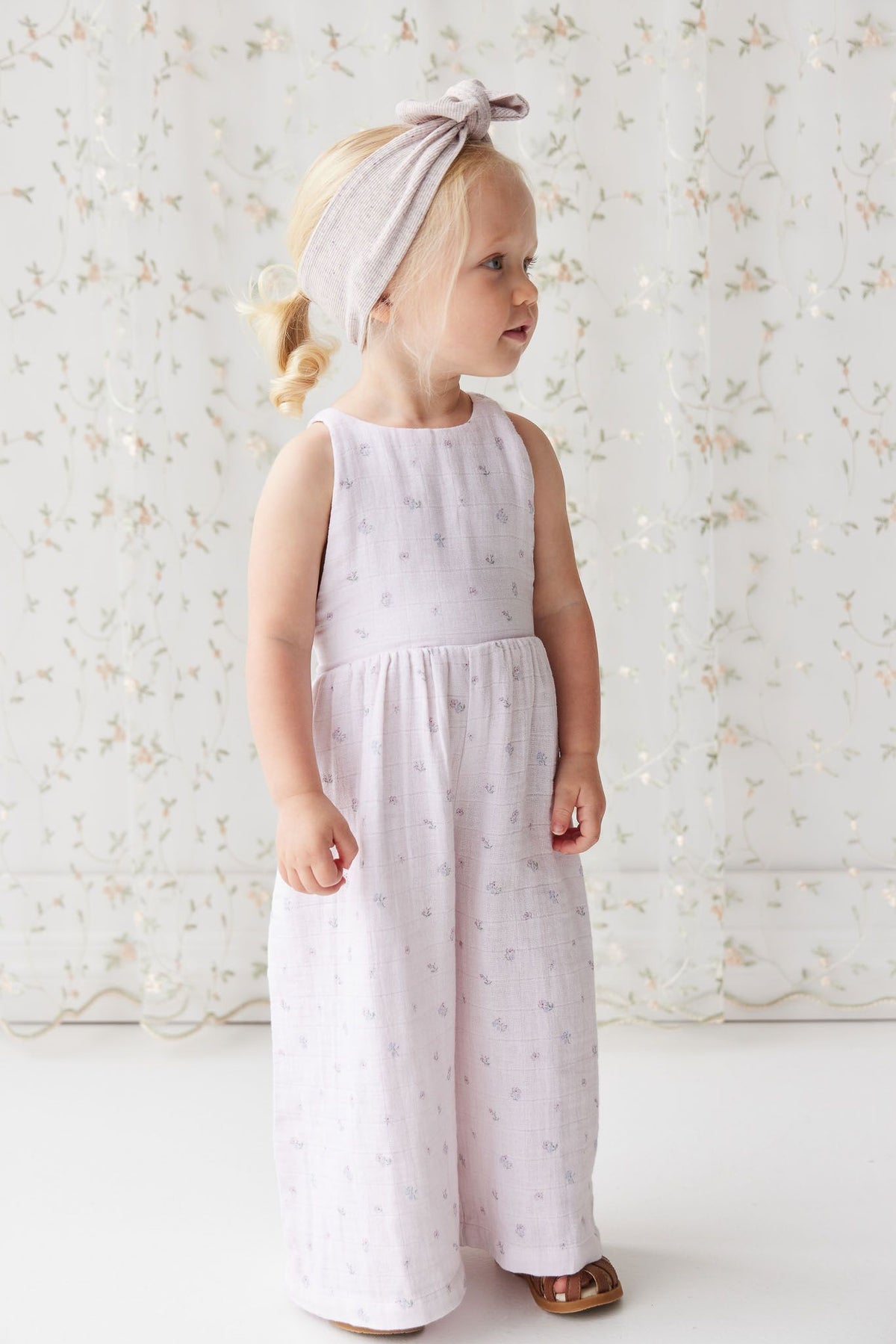 Jamie Kay Organic Cotton Muslin Lana Jumpsuit - Meredith Violet