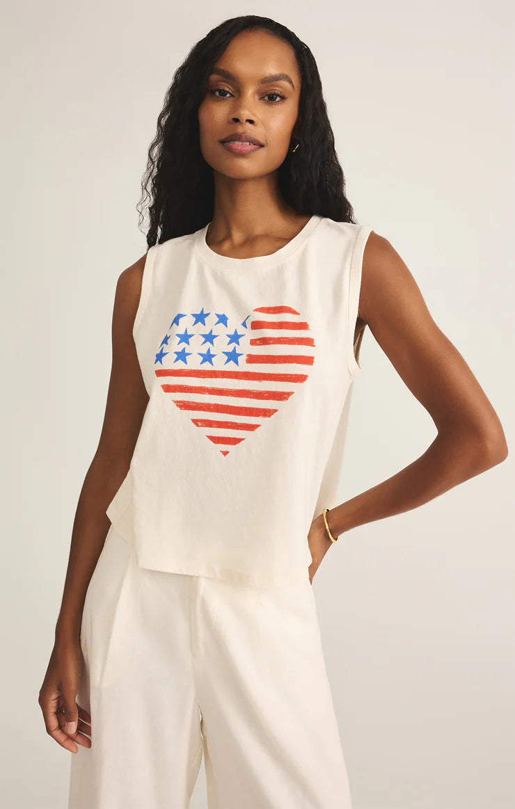 Z Supply STARS & STRIPES LA MER TANK