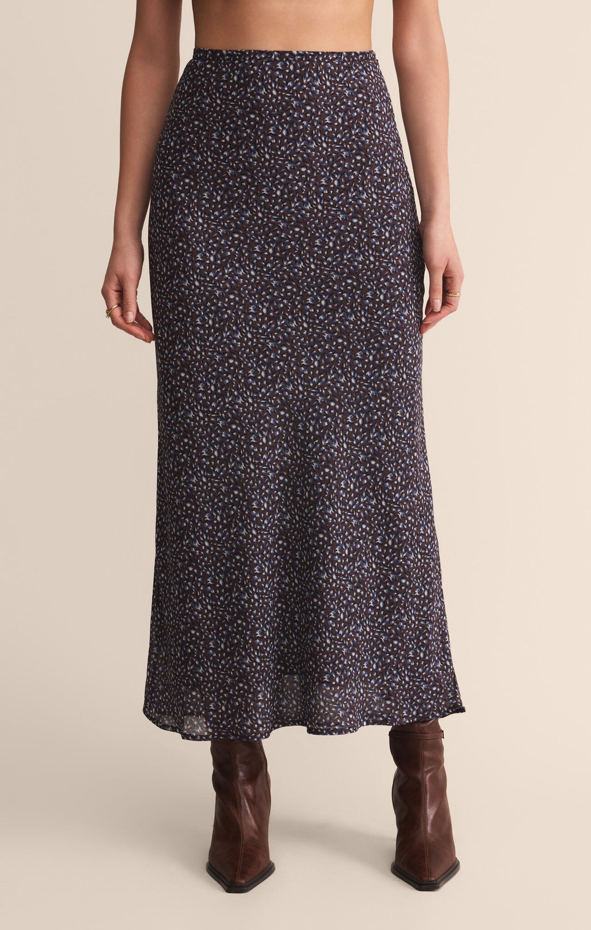 Z Supply YELENA ASPEN FLORAL MAXI SKIRT