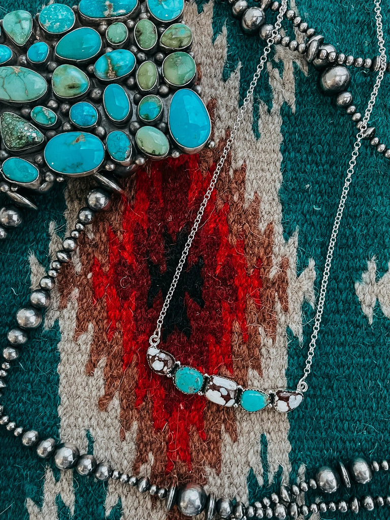 Crawler Necklace Wildhorse/Turquoise