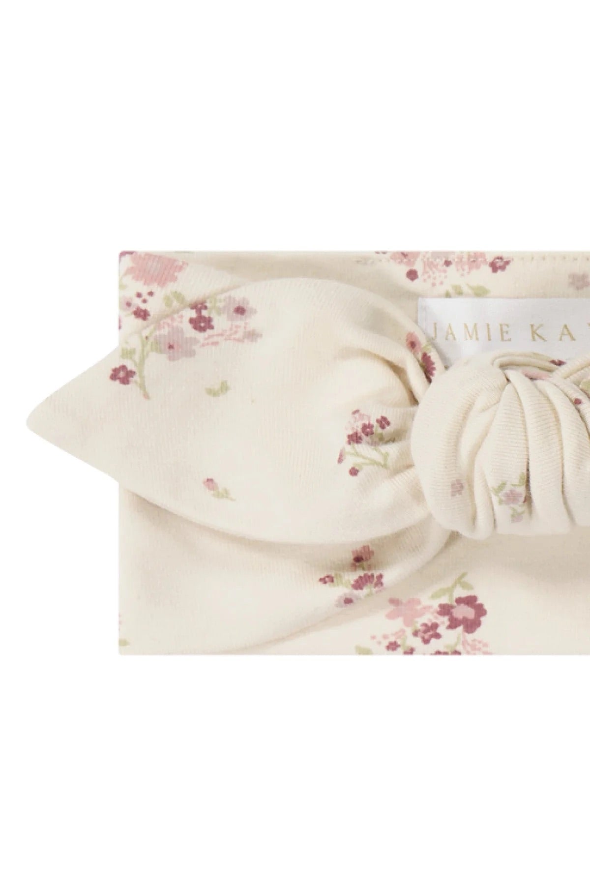 Jamie Kay Organic Cotton Headband - Lauren Floral Tofu