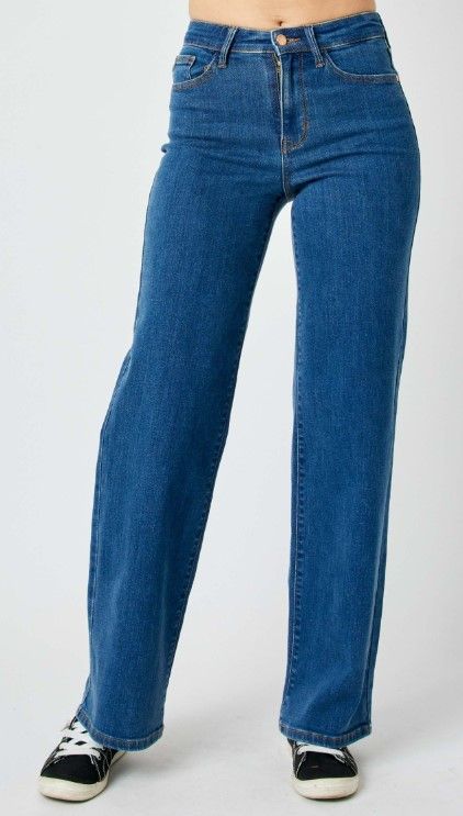 Judy Blue High Waist Vintage Wide Leg Jean