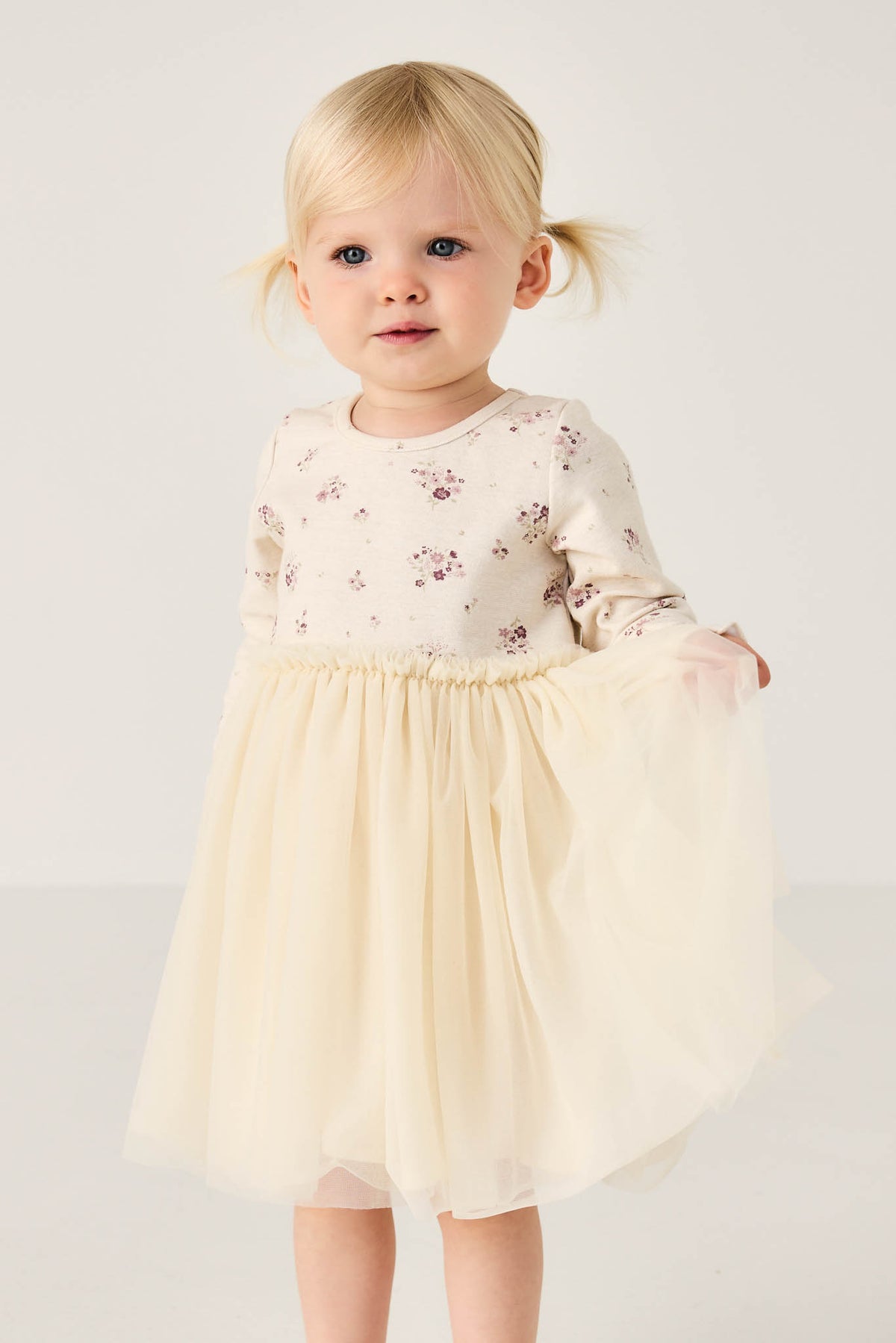 Jamie Kay Anna Tulle Dress - Lauren Floral Tofu