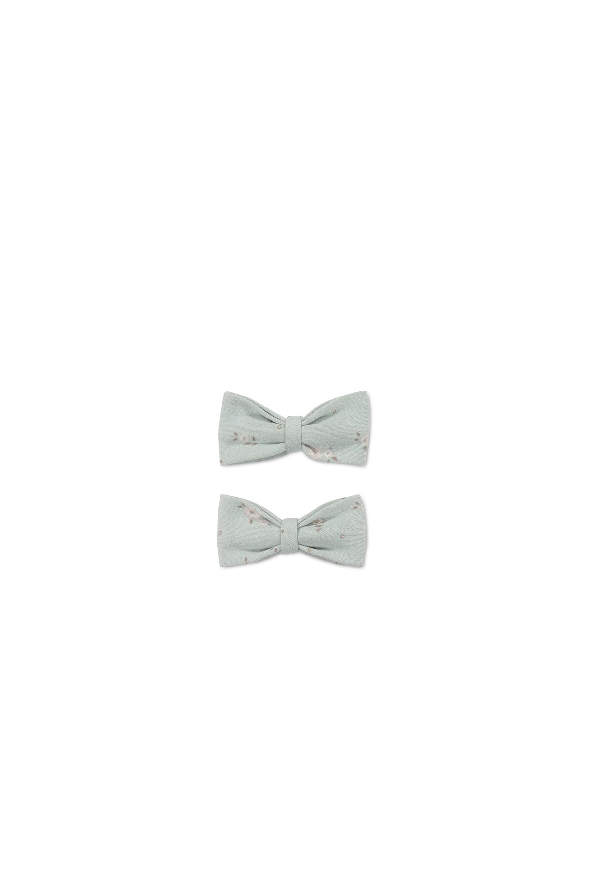 Jamie Kay Organic Cotton Bow 2PK - Lulu Blue