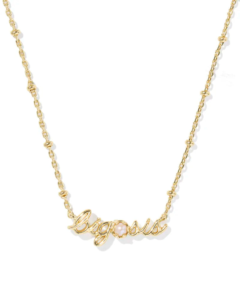 Kendra Scott Big Sis Gold Short Pendant Necklace