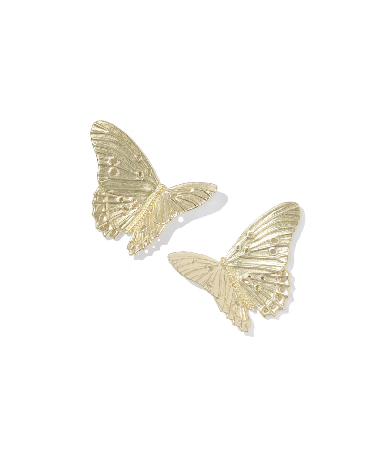 Kendra Scott Cailey Butterfly Gold Statement Stud Earrings