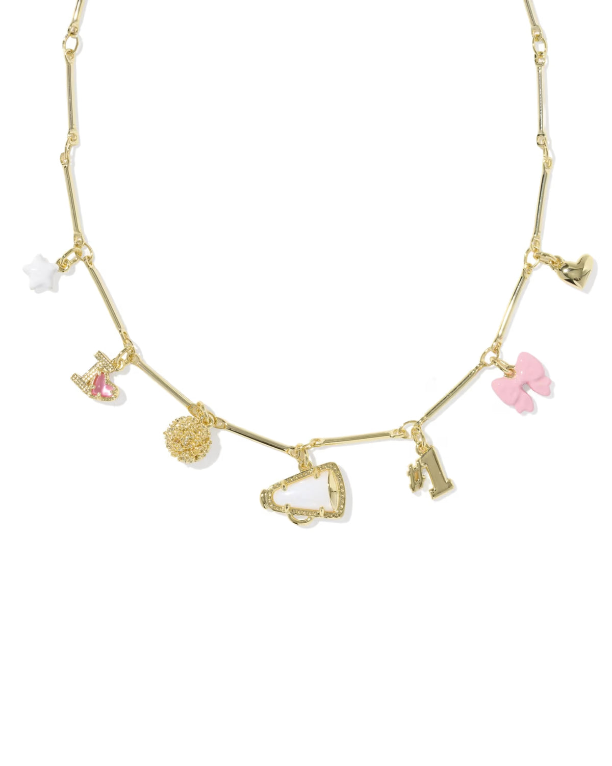 Kendra Scott Cheer Gold Charm Necklace