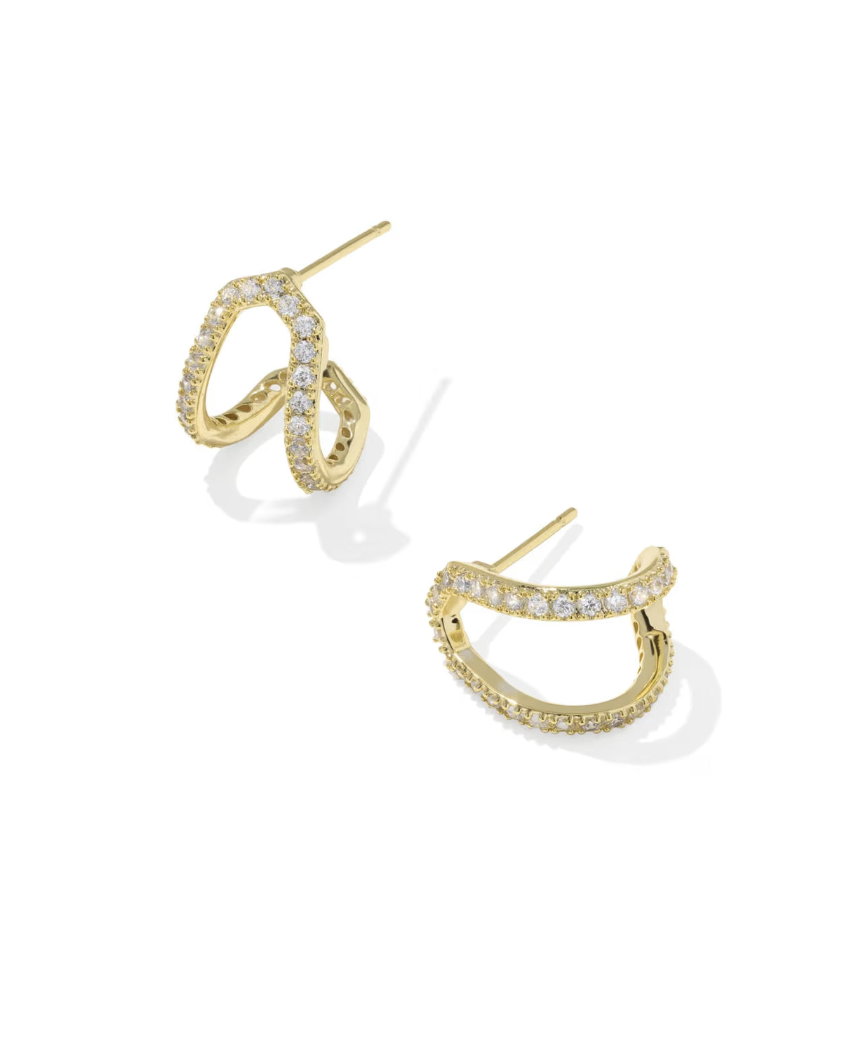 Kendra Scott Daphne Pave Huggie Earrings