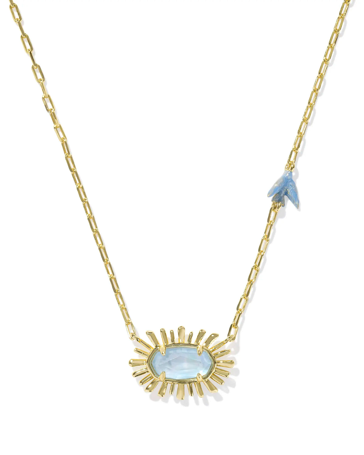 Kendra Scott Elisa Bird Gold Short Pendant Necklace