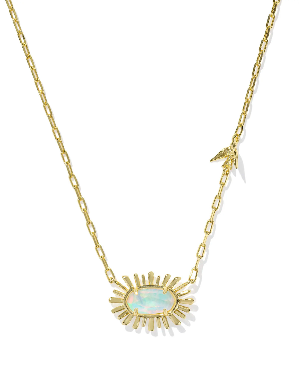 Kendra Scott Elisa Bird Gold Short Pendant Necklace