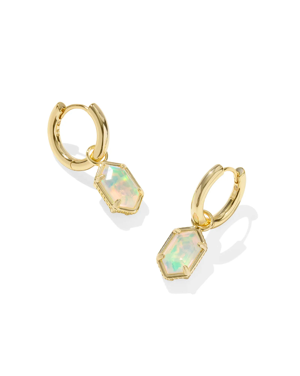 Kendra Scott Hallie Gold Huggie Earrings