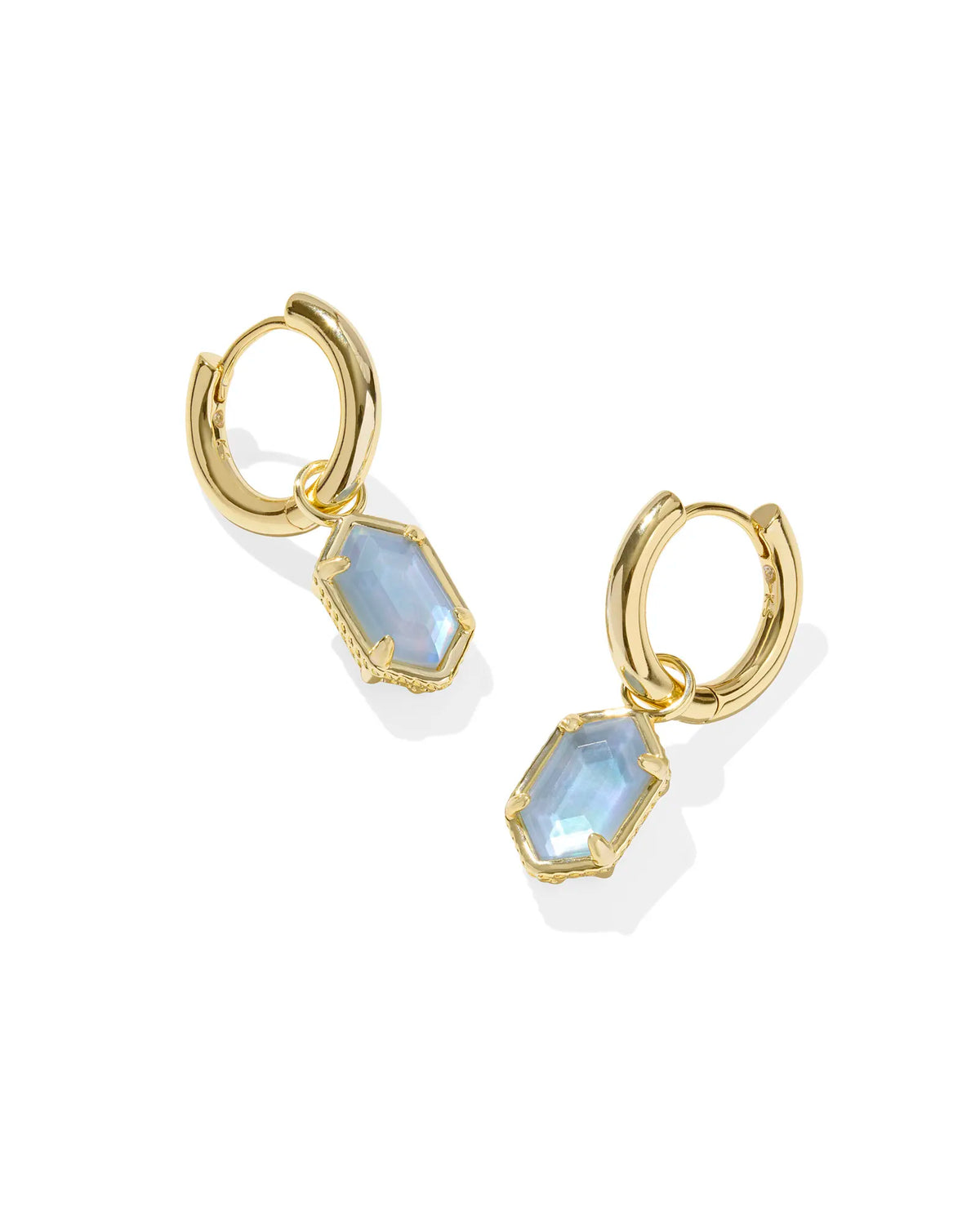 Kendra Scott Hallie Gold Huggie Earrings