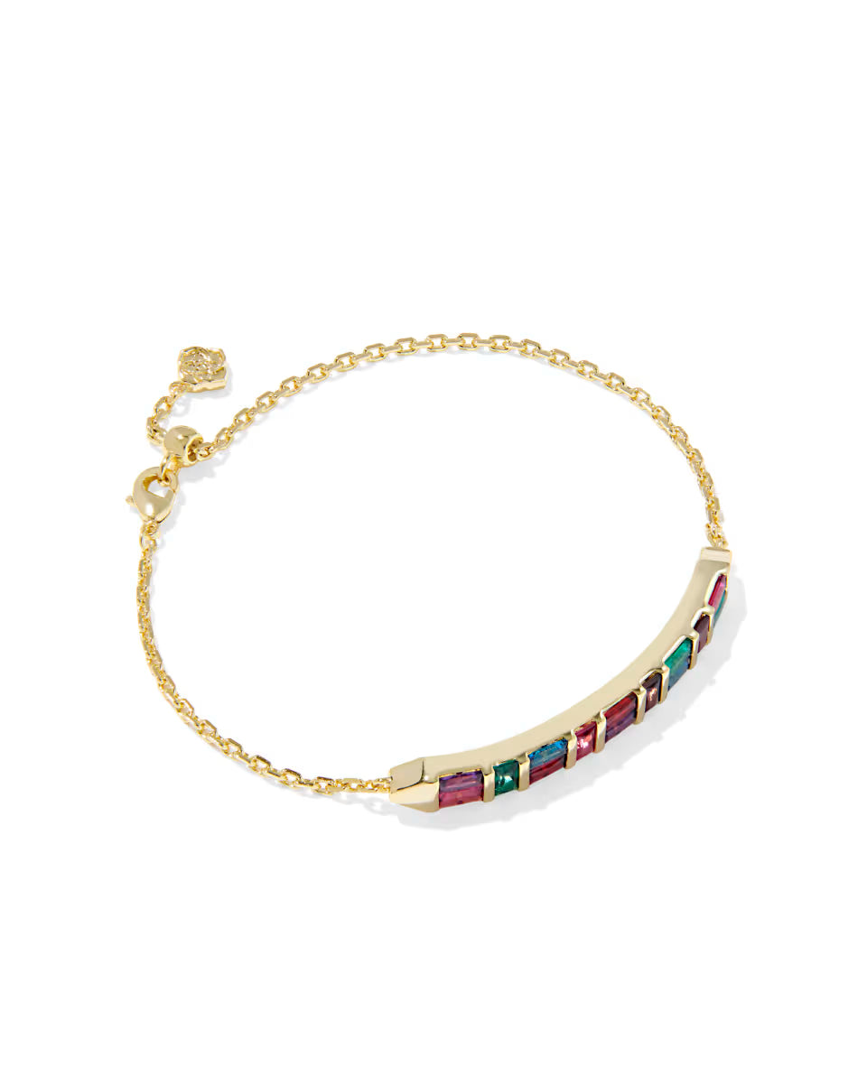 Kendra Scott Jamie Gold Delicate Chain Bracelet in Multi Mix