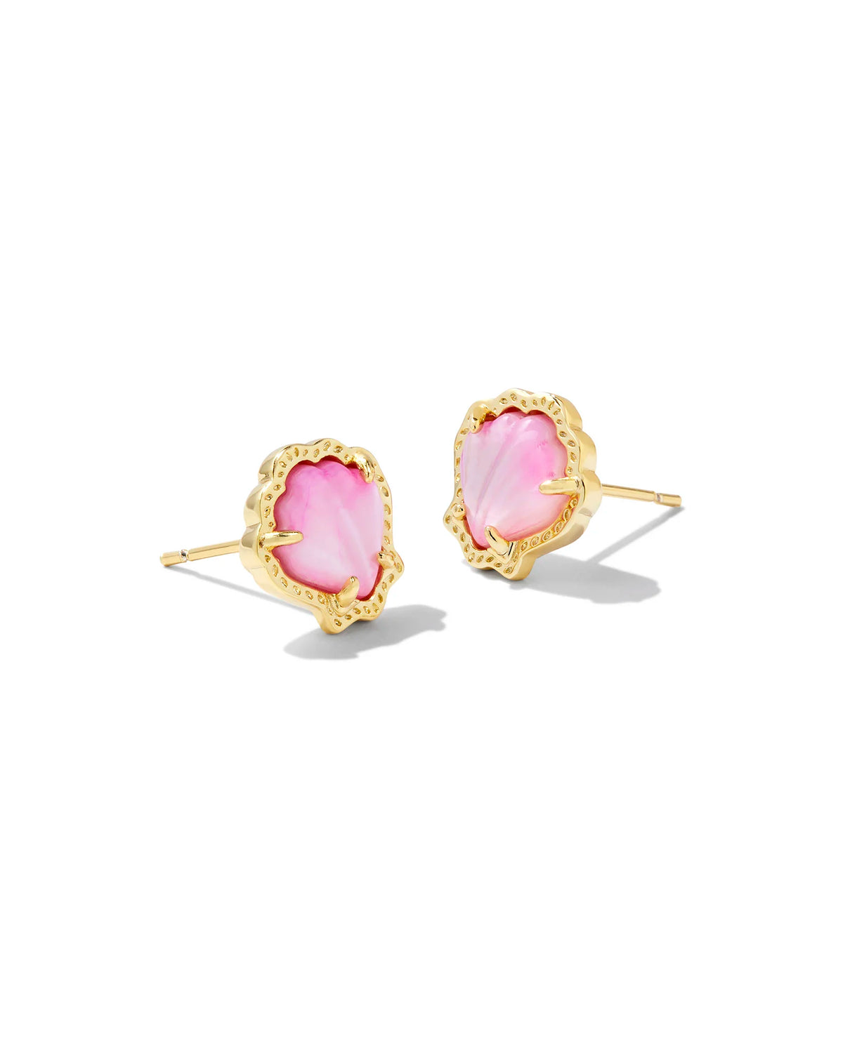 Kendra Scott Brynne Shell Gold Stud Earring
