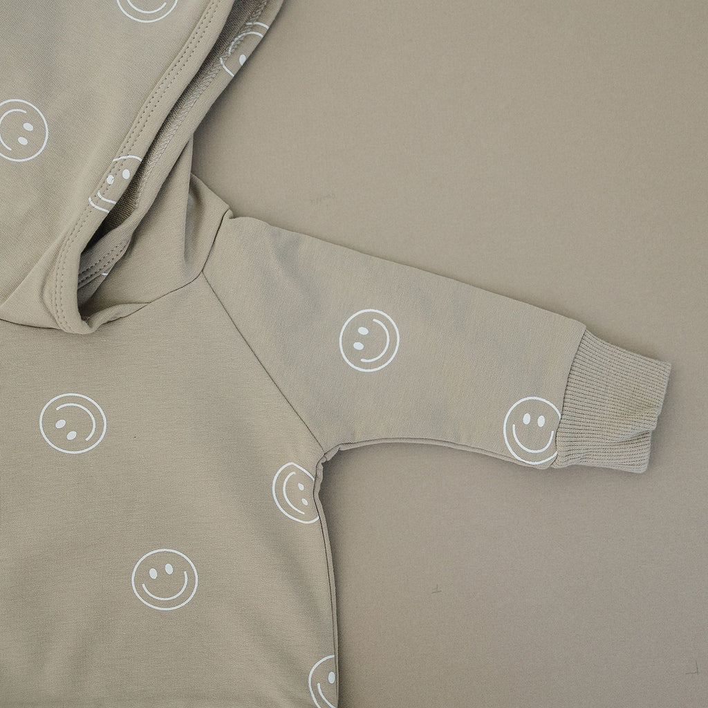 Mebie Baby Smiley French Terry Hoodie Set