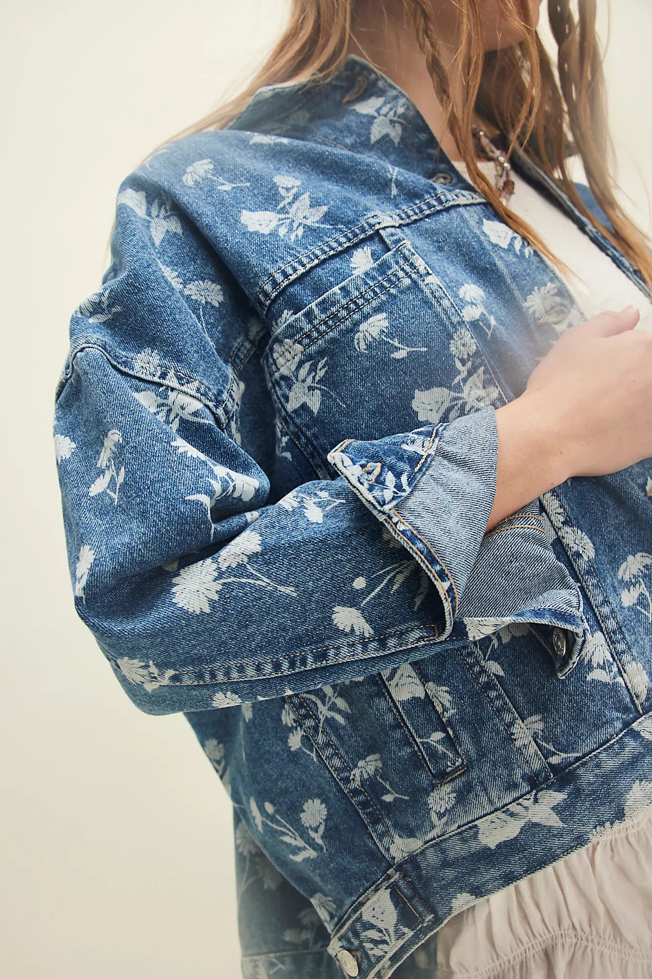 Free People Opal Swing Floral-Printed Denim Jacket – Cultivate Free People Opal Swing Floral-Printed Denim Jacket – Cultivate