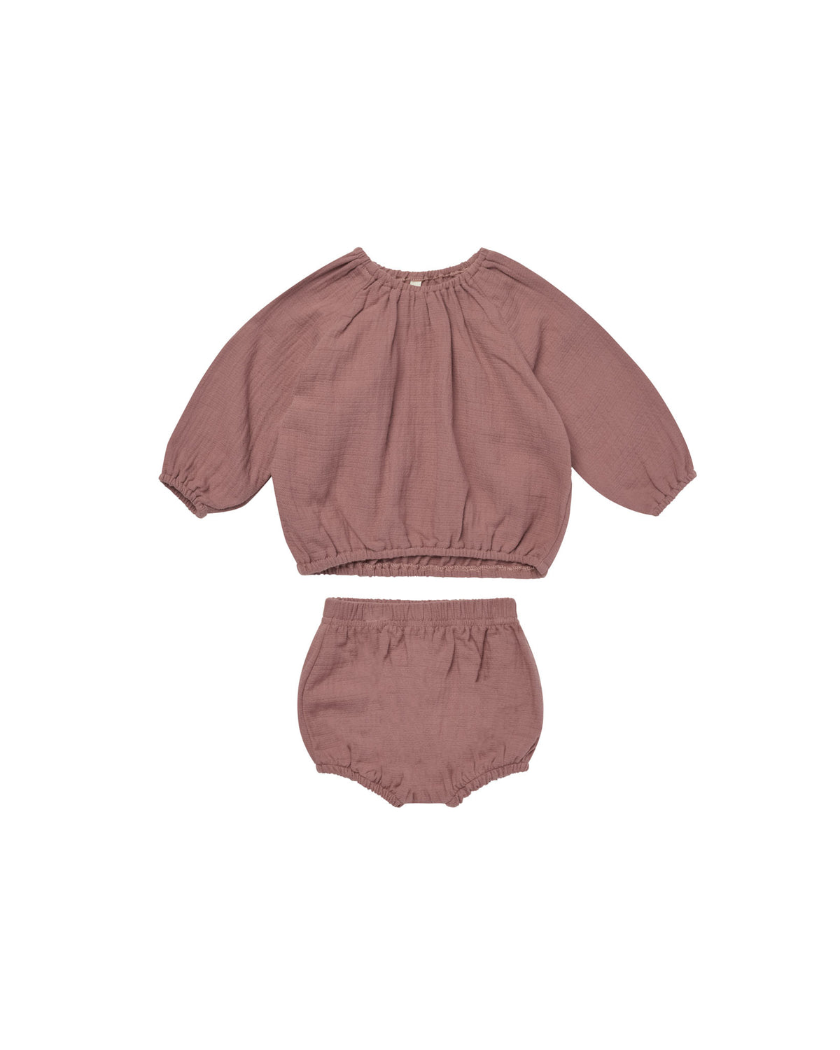 Quincy Mae Cinch Long Sleeve Tee+Bloomer