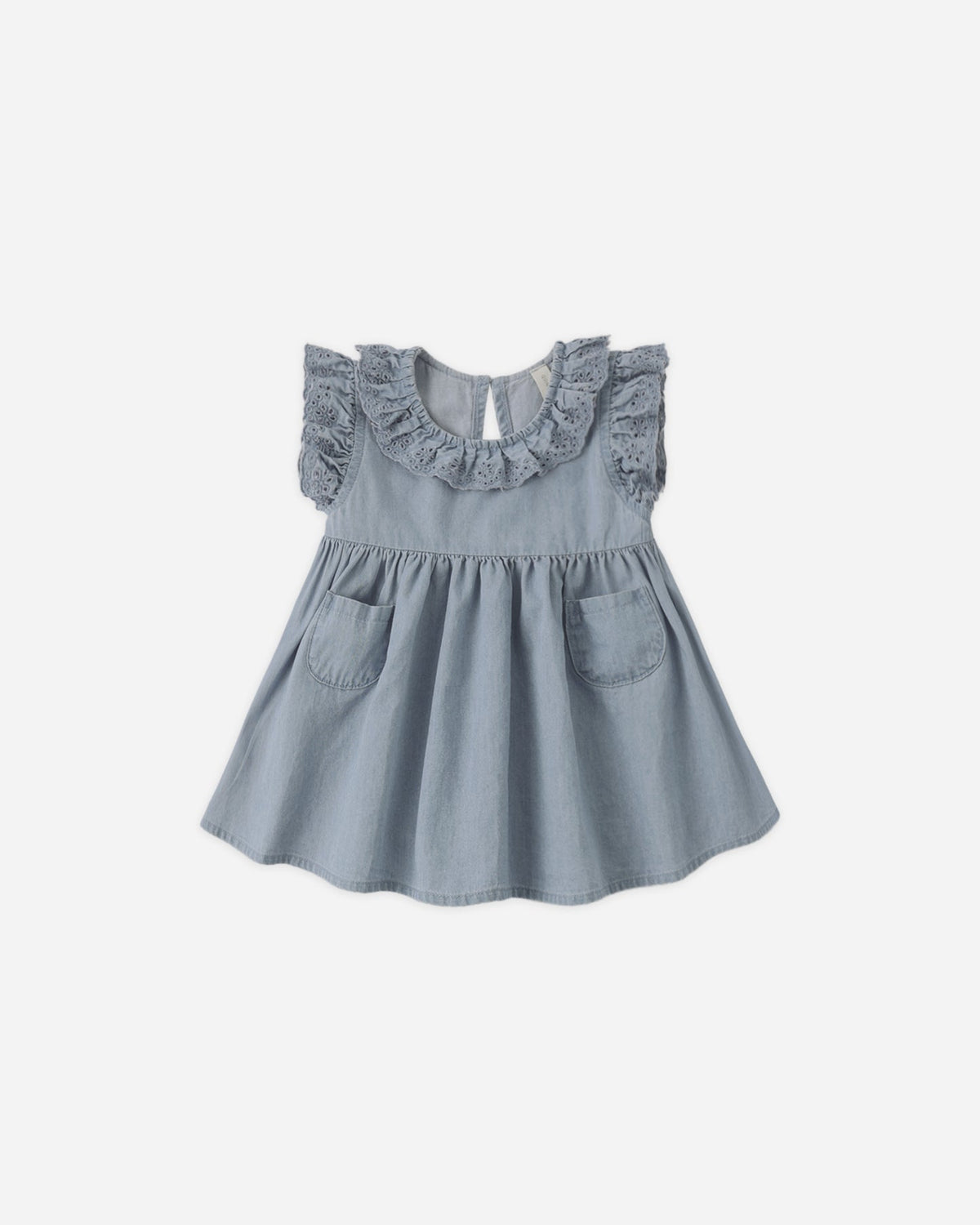 Quincy Mae SOPHIE DRESS CHAMBRAY