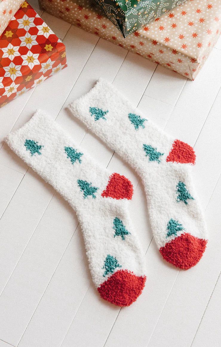 Z Supply Plush Tree Socks