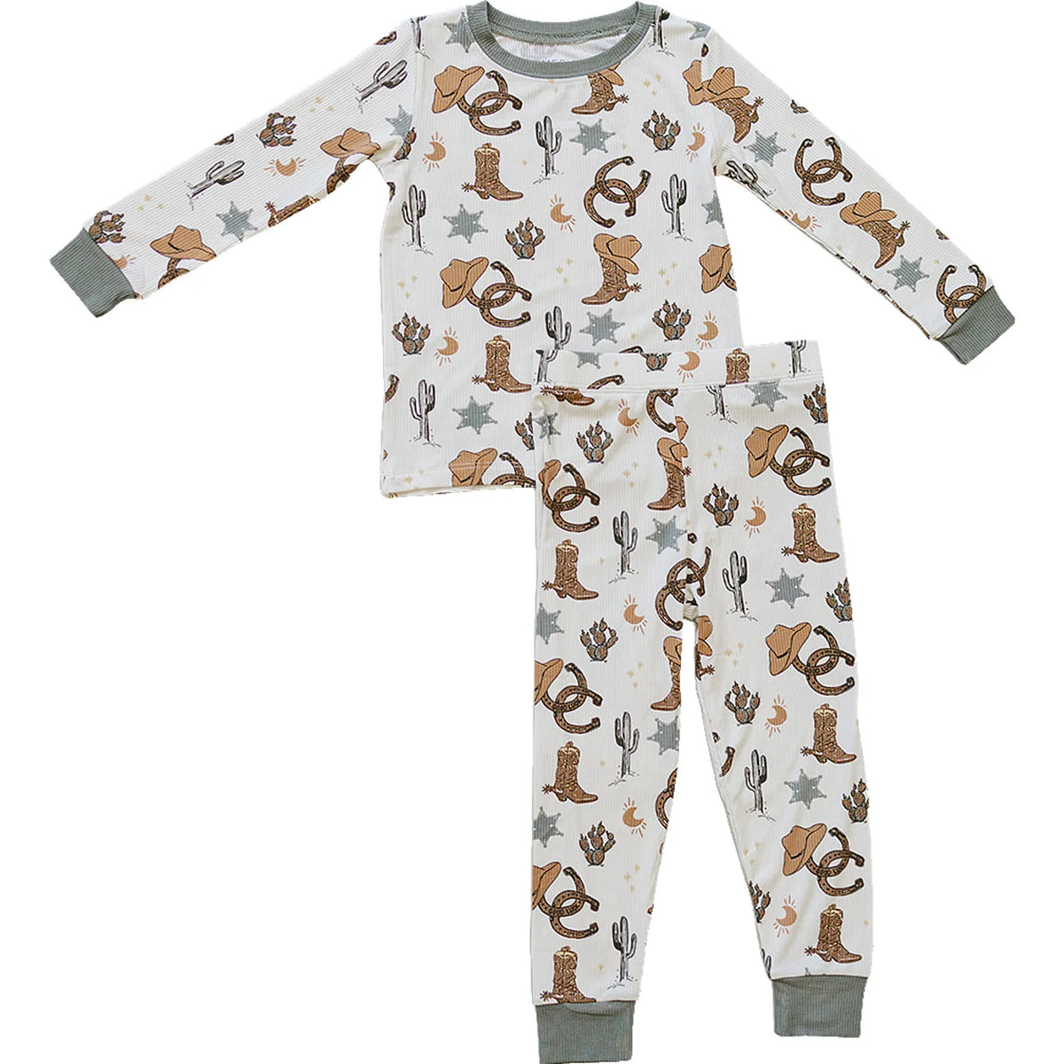 Mebie Baby Outlaw Cowboy Ribbed Bamboo Cozy Set
