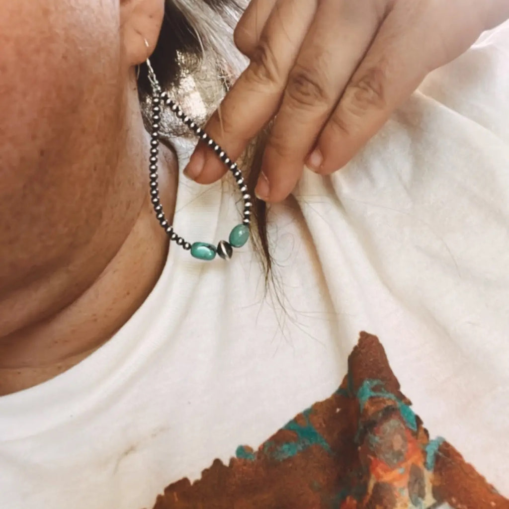3 mm Navajos Earrings Teardrop