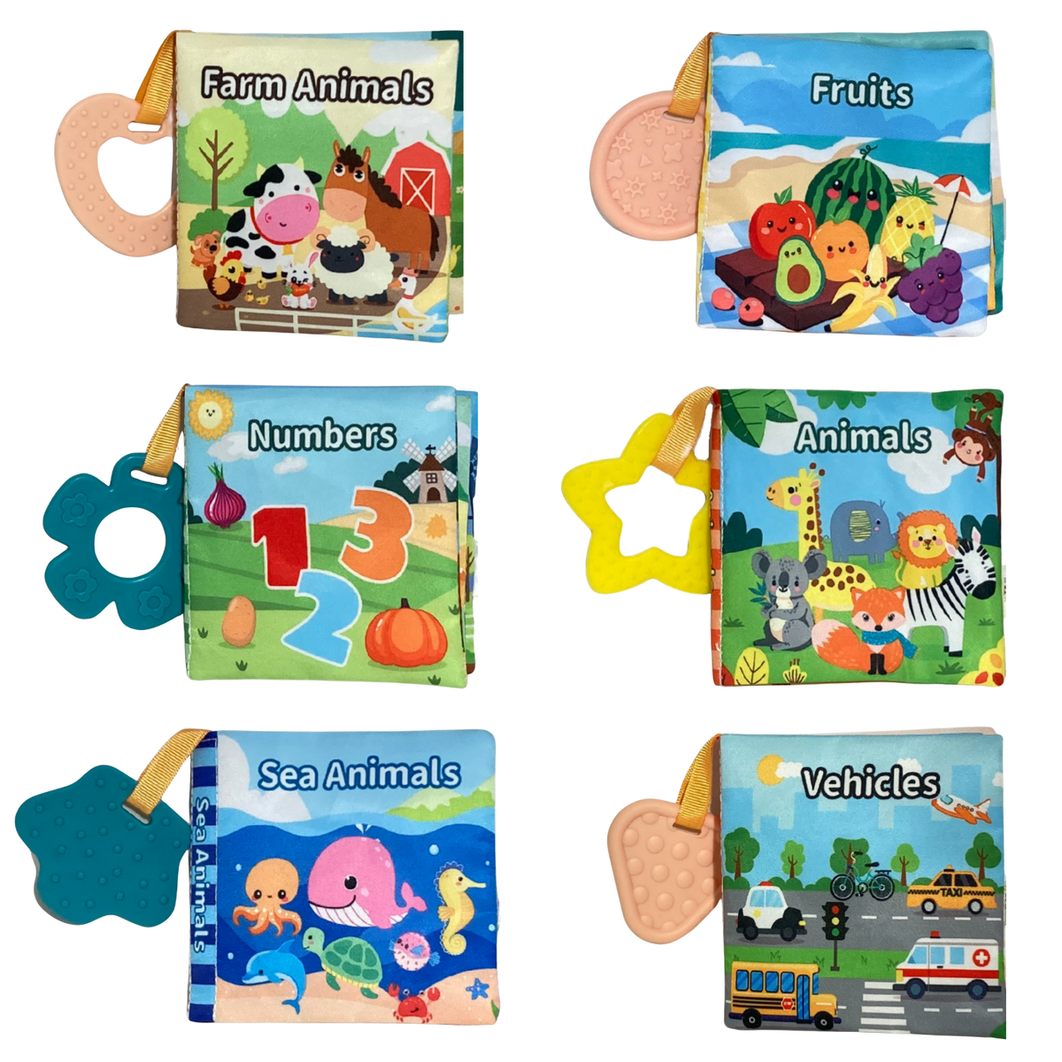 Cloth Books with Teether
