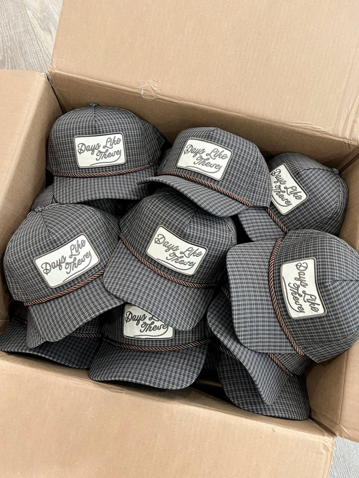 Days Like These Plaid Patch Hat Fall Hat