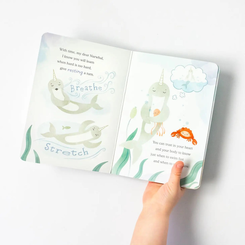 Slumberkins Book Narwhal, I Believe in You: An Intro To Growth Mindset