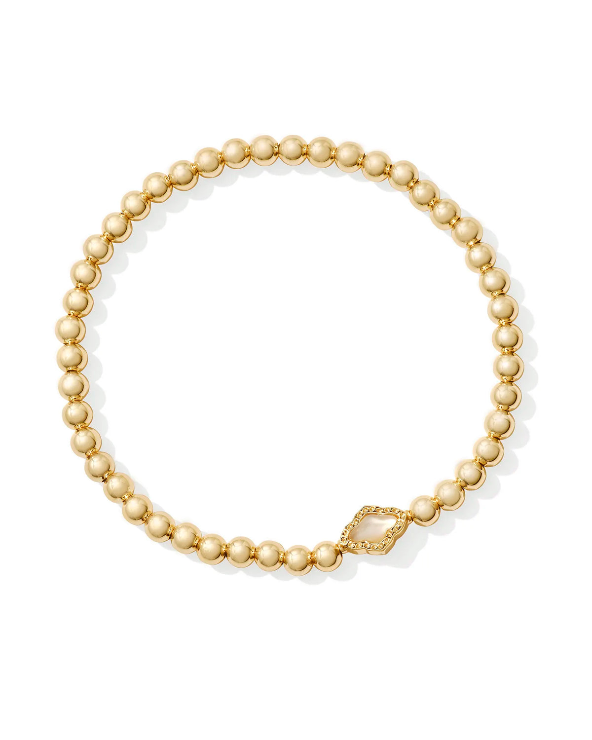 Kendra Scott Abbie Gold Beaded Stretch Bracelet