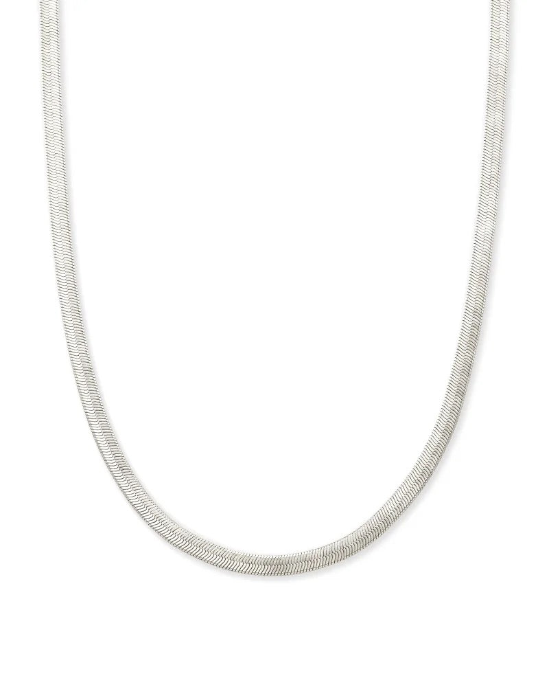 Kendra Scott Kassie Chain Necklace in Silver