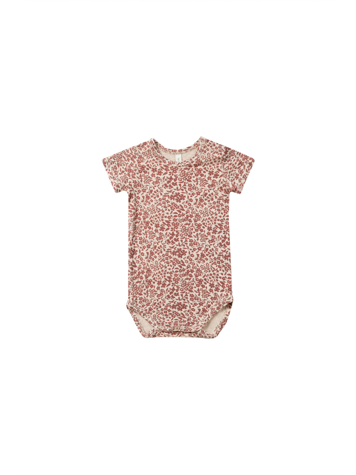 Quincy Mae BAMBOO SHORT SLEEVE BODYSUIT || FLOWER FIELD