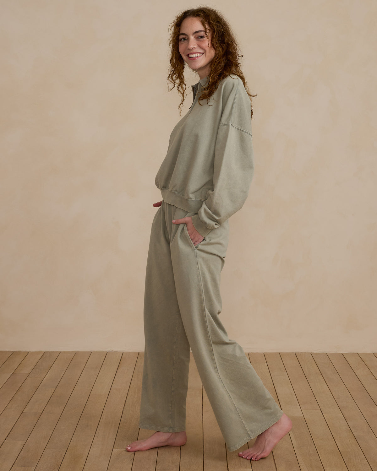 Rylee & Cru WIDE LEG SWEATPANT | LAUREL