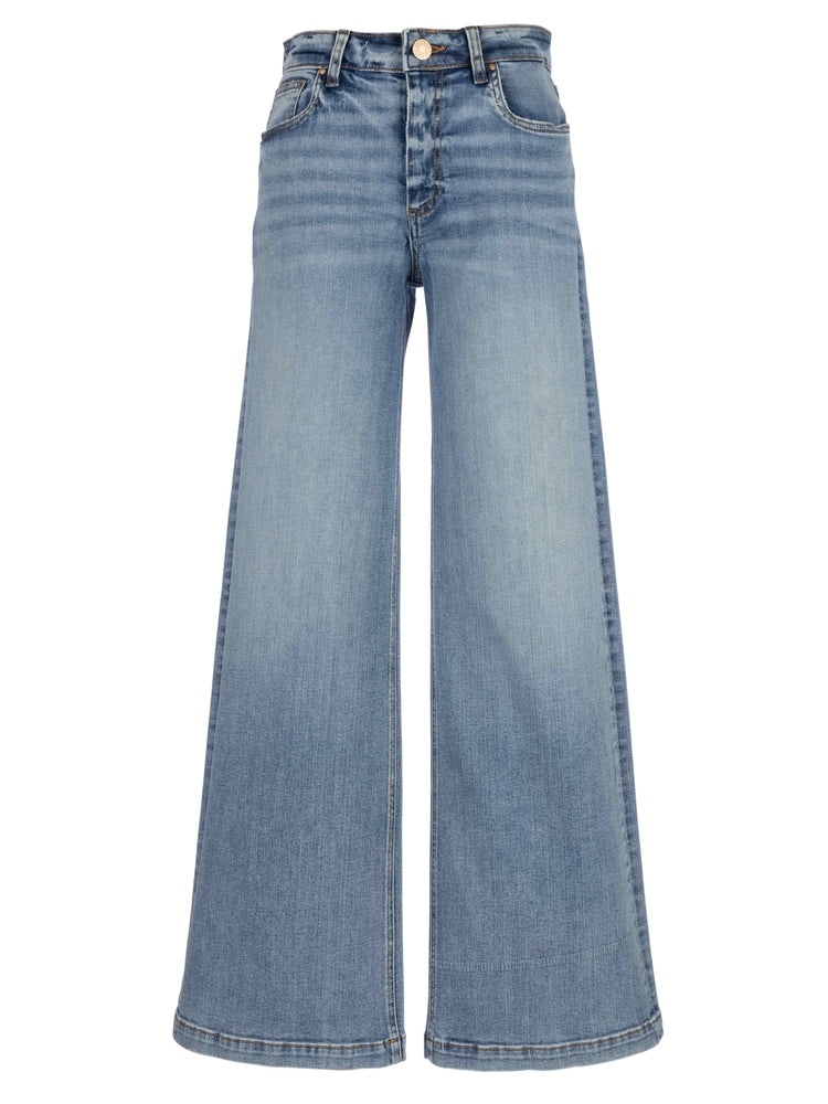 Kut from the Kloth JEAN HIGH RISE WIDE LEG CLEAN HEM