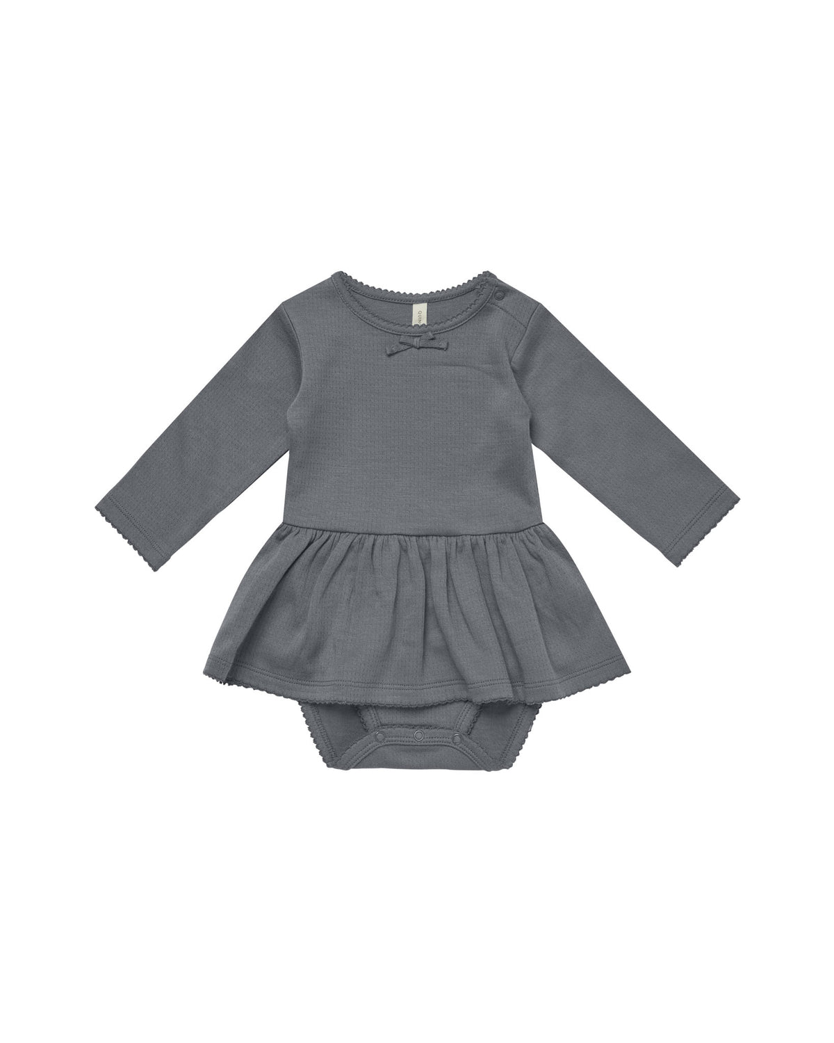 Quincy Mae Pointelle Skirted Bodysuit