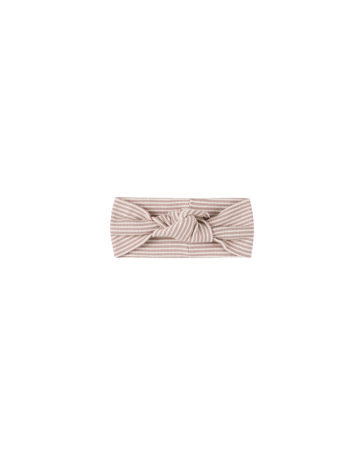 Quincy Mae KNOTTED HEADBAND || MAUVE STRIPE