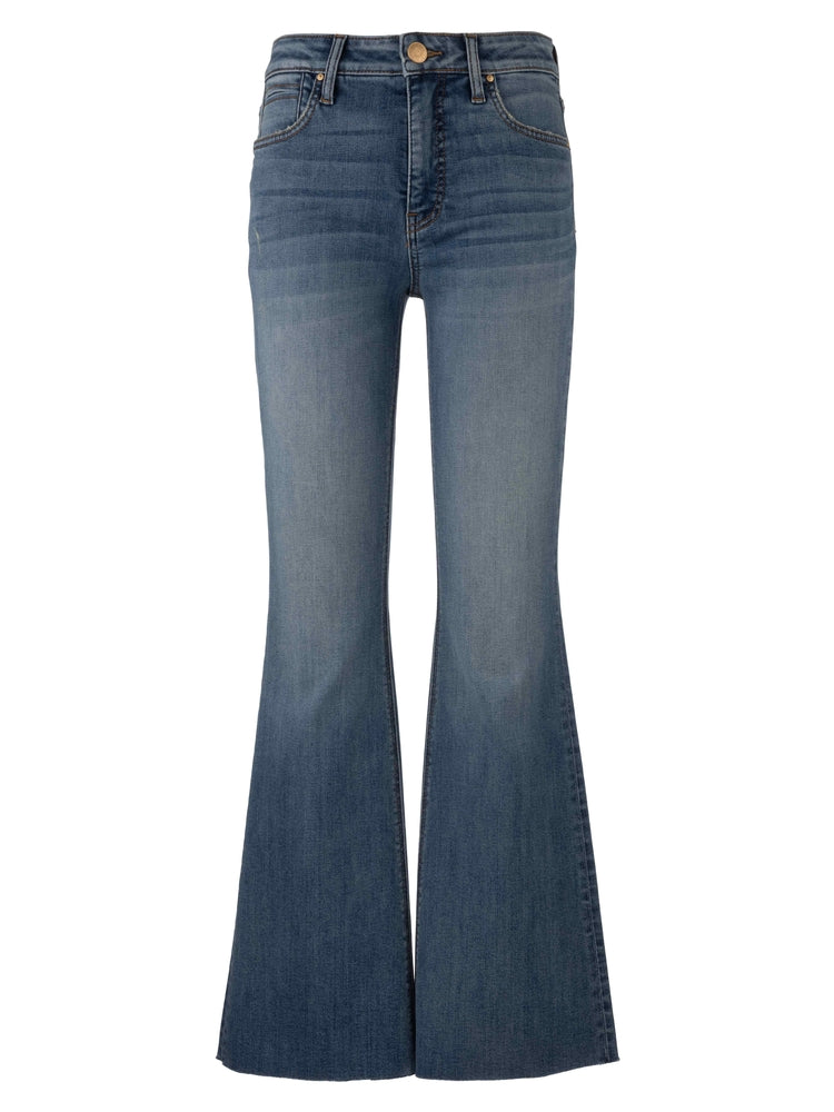Kut From The Kloth STELLA HIGH RISE FAB AB FLARE W/RAW HEM