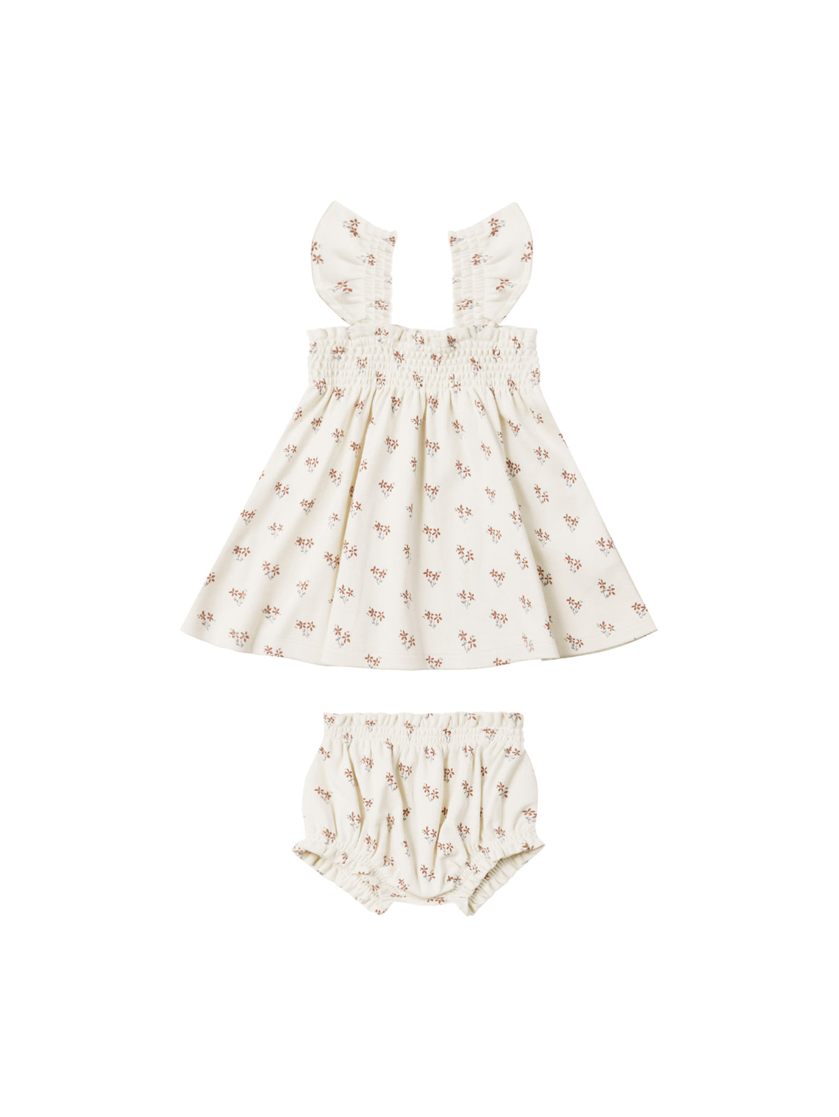 Quincy Mae SMOCKED JERSEY DRESS || SUMMER FLOWER