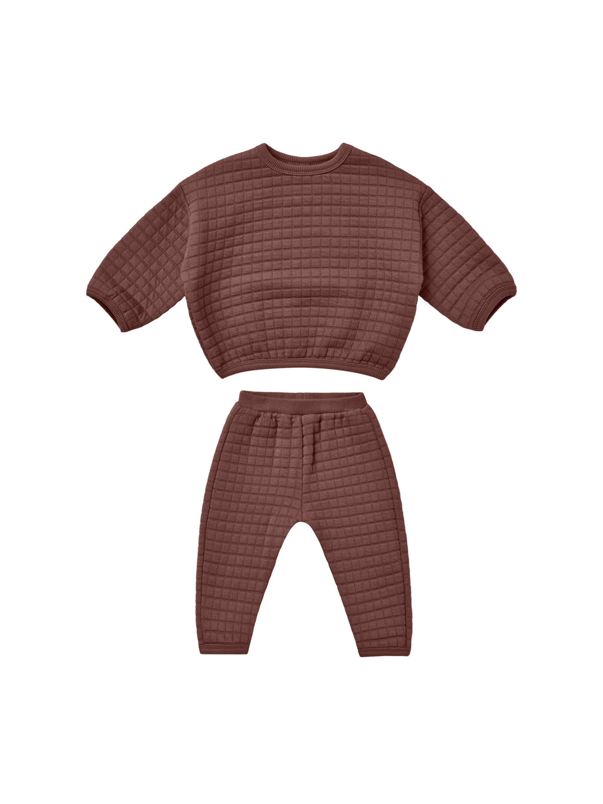 Quincy Mae Quilted Sweater+Pant Set