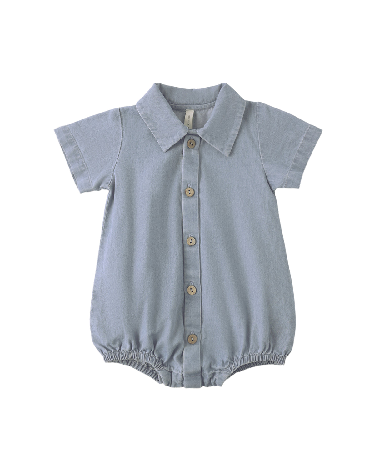 Quincy Mae MATTEO ROMPER CHAMBRAY