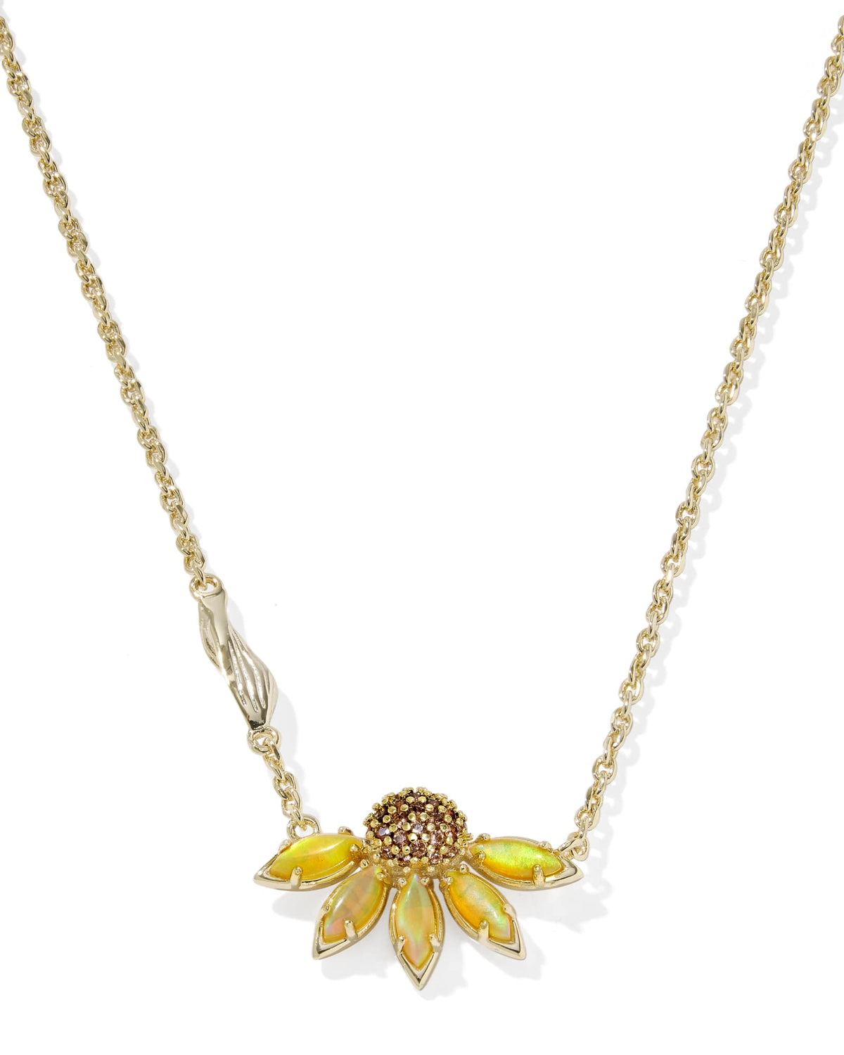 Kendra Scott ANYA FLOWER SHORT PENDANT NECKLACE